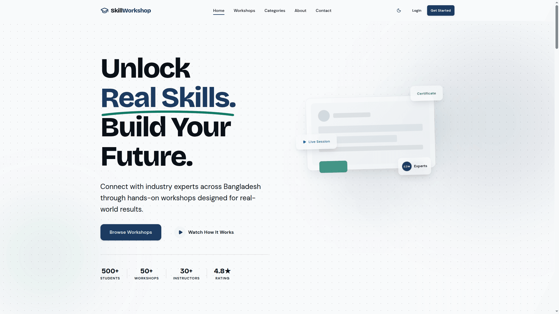 Skill Workshop Management System
